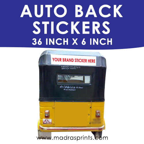 Auto Back Stickers, Marketing Stickers, Bus Back Vinyl Stickers