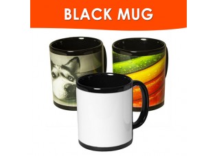 Black Mug Printing