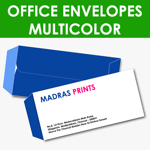 Office Envelopes Multicolor 100 Nos