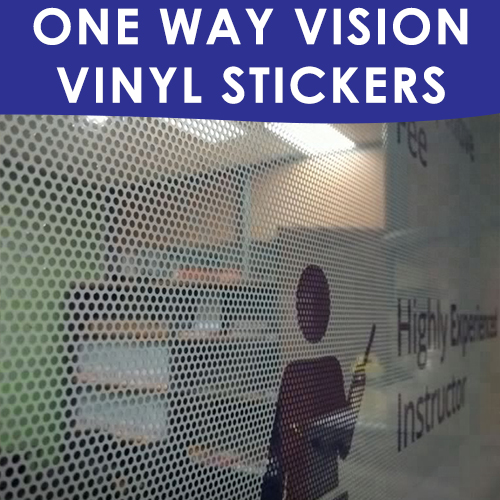 One Way Vision Sticker
