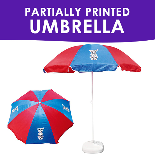 Partially Printed Umbrella