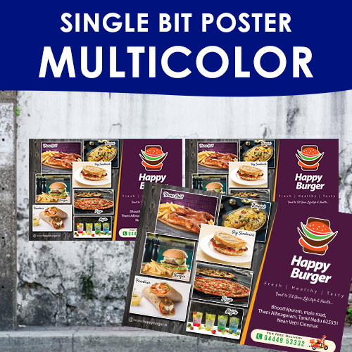 Buy Online Single Bit Multicolor Poster Rs 900 Litho Poster 