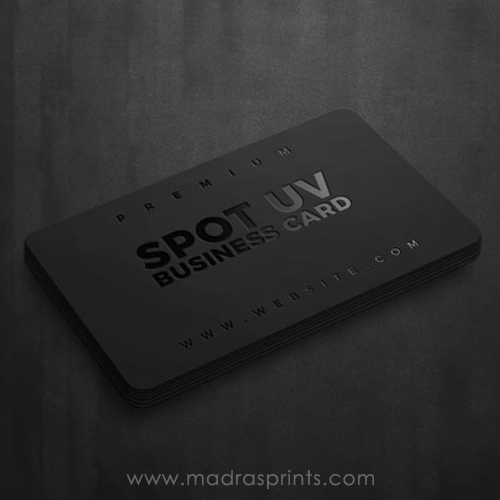 HD Spot UV Visiting Card 100+ Copies