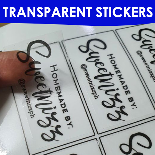 Transparent Stickers / Synthetic Stickers Non-Tearable